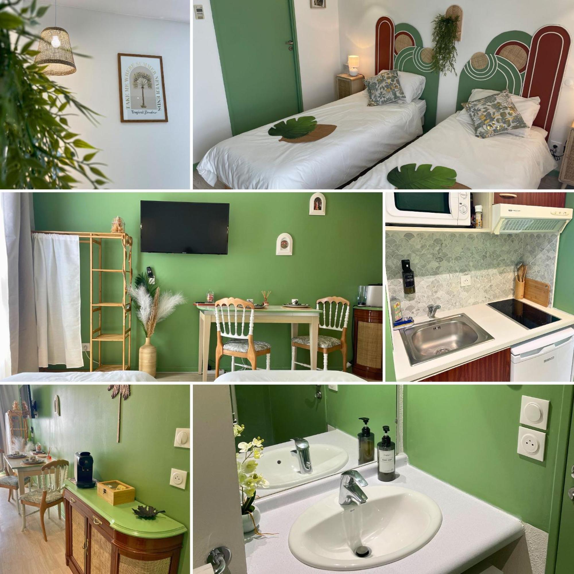 Boudoir - Clim-Wifi-Twin-Gare Apartman Lourdes Kültér fotó
