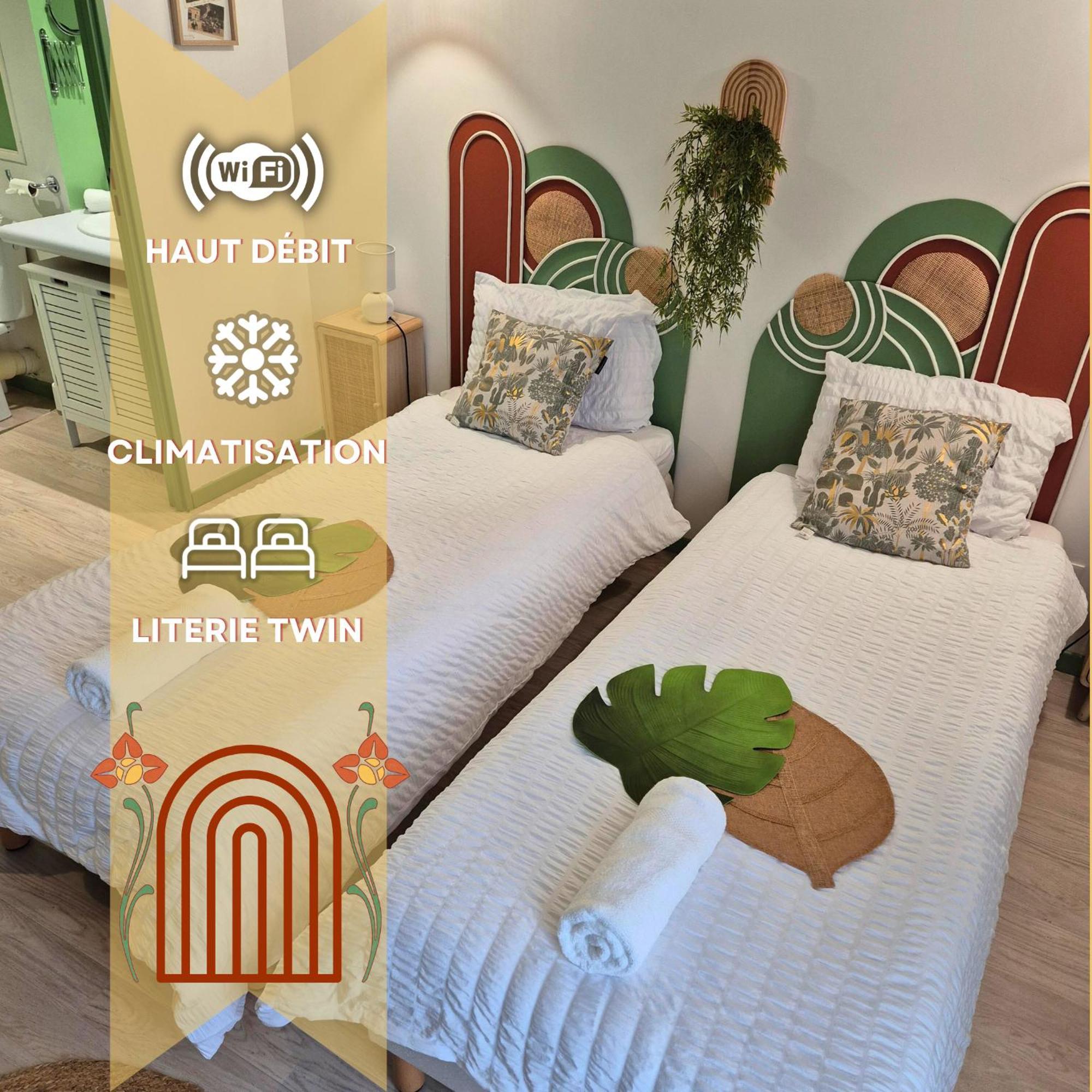Boudoir - Clim-Wifi-Twin-Gare Apartman Lourdes Kültér fotó